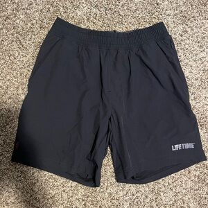 Rhone black Life Time shorts- 7” Mako short, lined